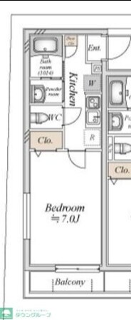 エフプレスト岸町の物件間取画像